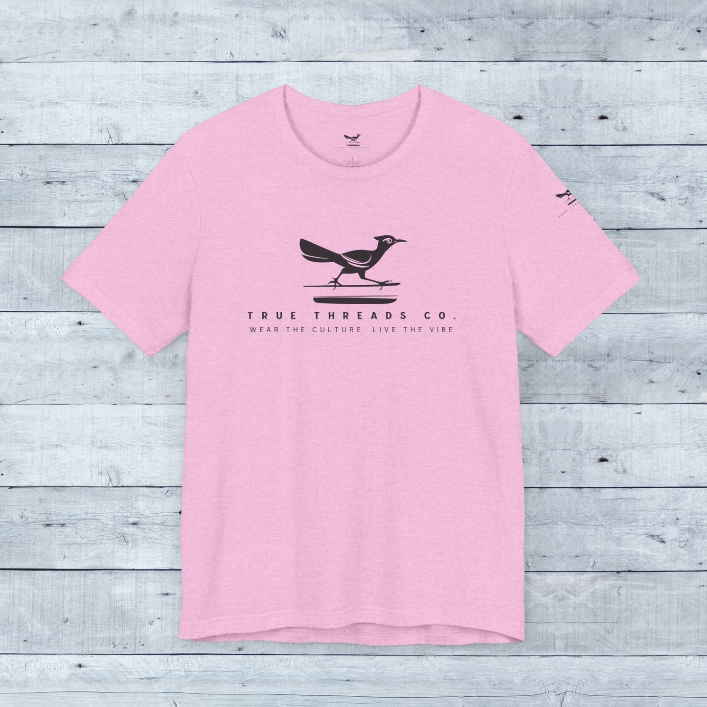 True Threads Classic Tee with bird design, showcasing a relaxed fit and soft tri-blend fabric for ultimate comfort and Southwest-inspired style.