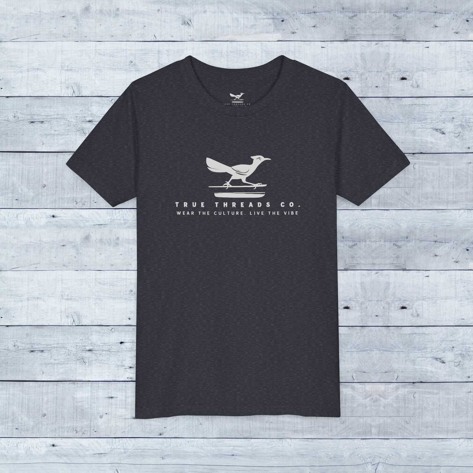 True_Threads_Heather_Navy_Youth_Tee_-_Grey_Wood
