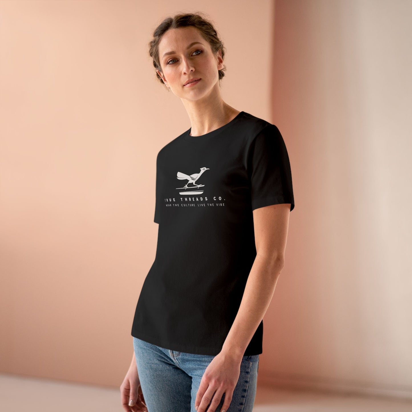True_Threads_Oxblood_Black_Classic_Tee_Person
