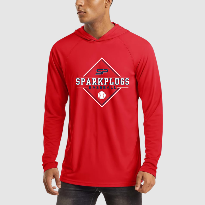 Sparkplugs Diamond Performance Sun Shirt (Hooded)