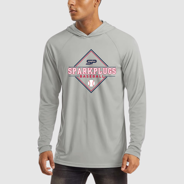 Sparkplugs Diamond Performance Sun Shirt (Hooded)