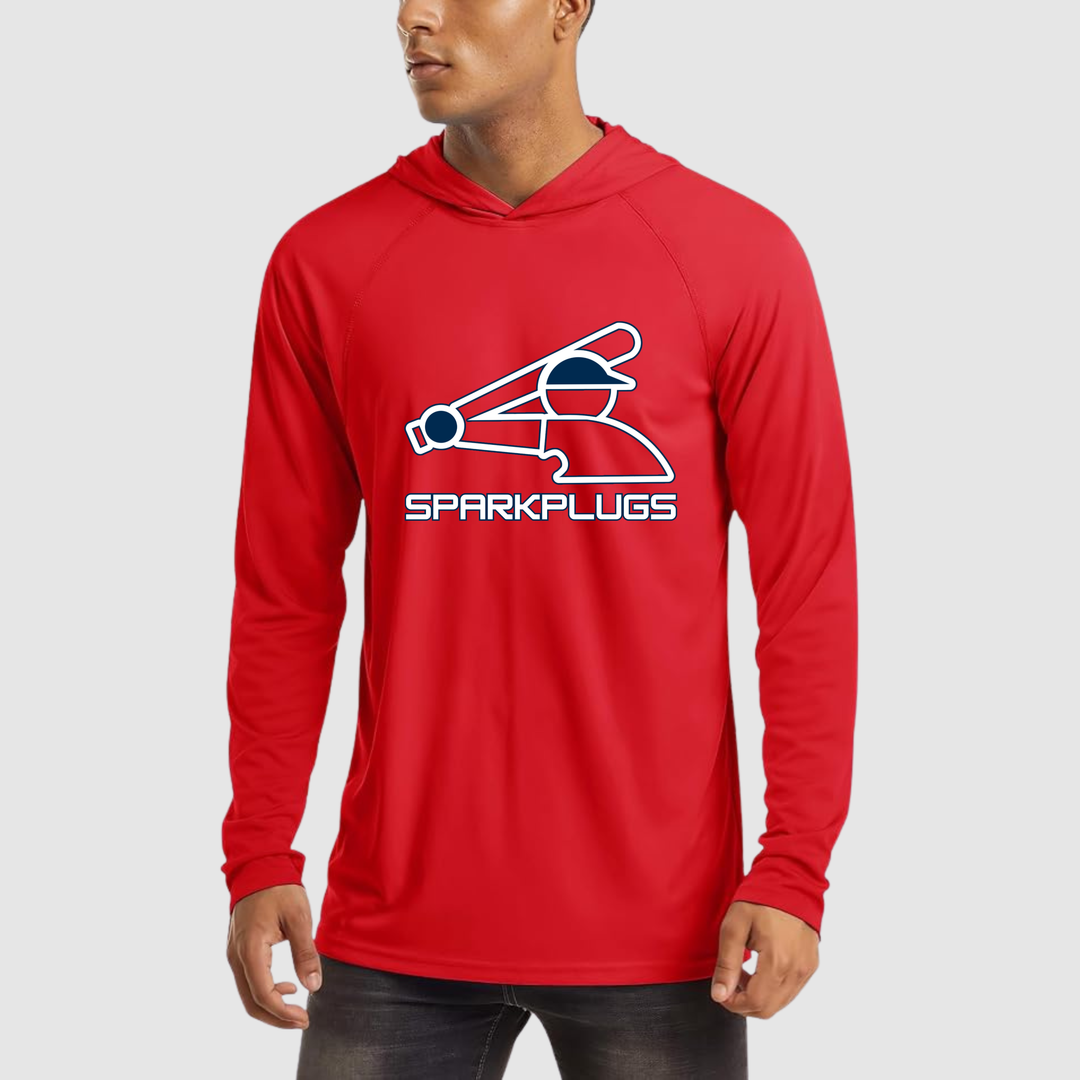 Sparkplugs Batter Performance Sun Shirt (Hooded)