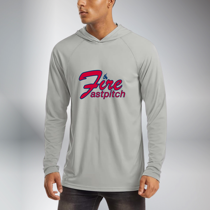Fire LS Flame Performance Sun Shirt (Hooded)