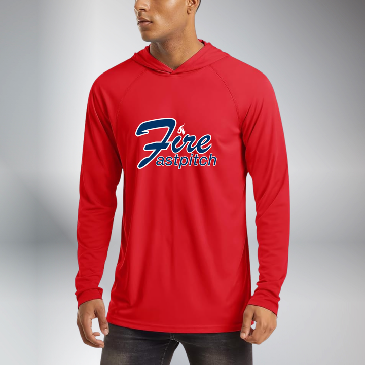 Fire LS Flame Performance Sun Shirt (Hooded)