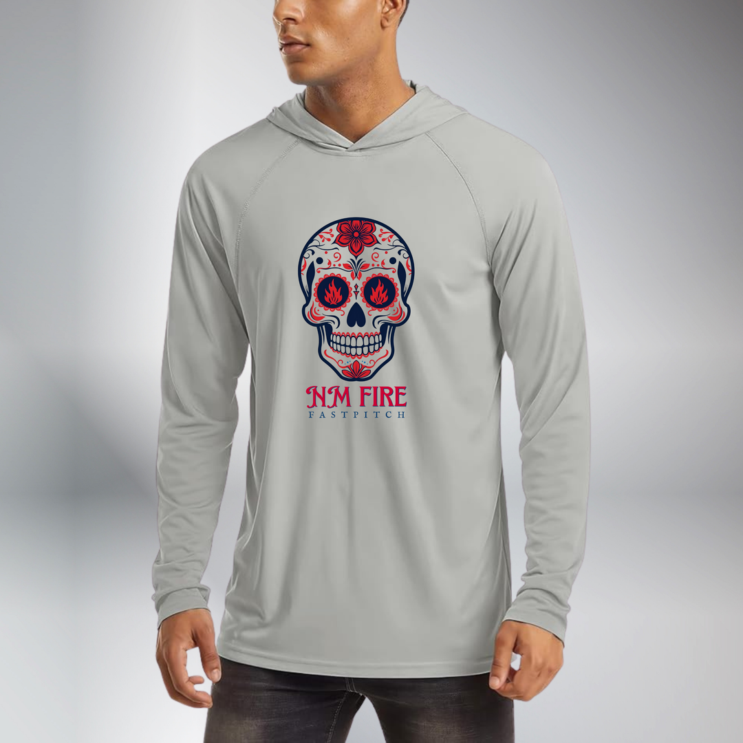 Fire Skull Performance Sun Shirt (Hooded)