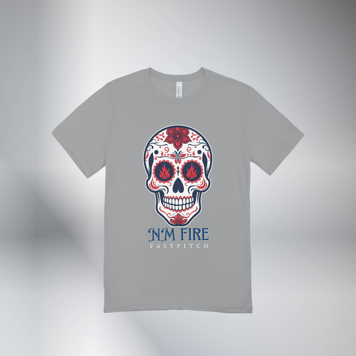 Fire Skull Unisex Soft Tee