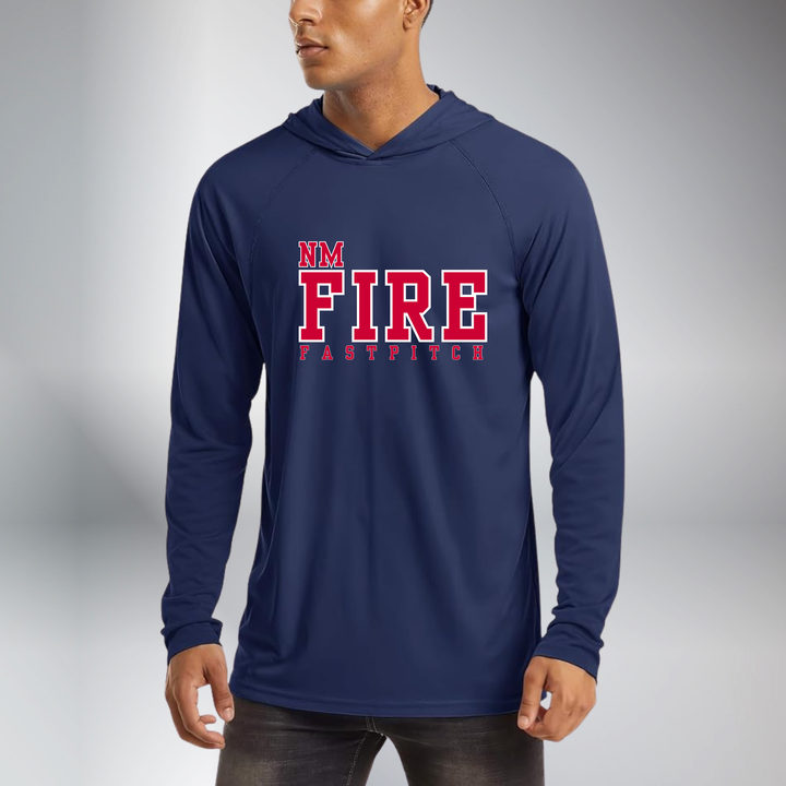 Fire Varsity Performance Sun Shirt (Hooded)