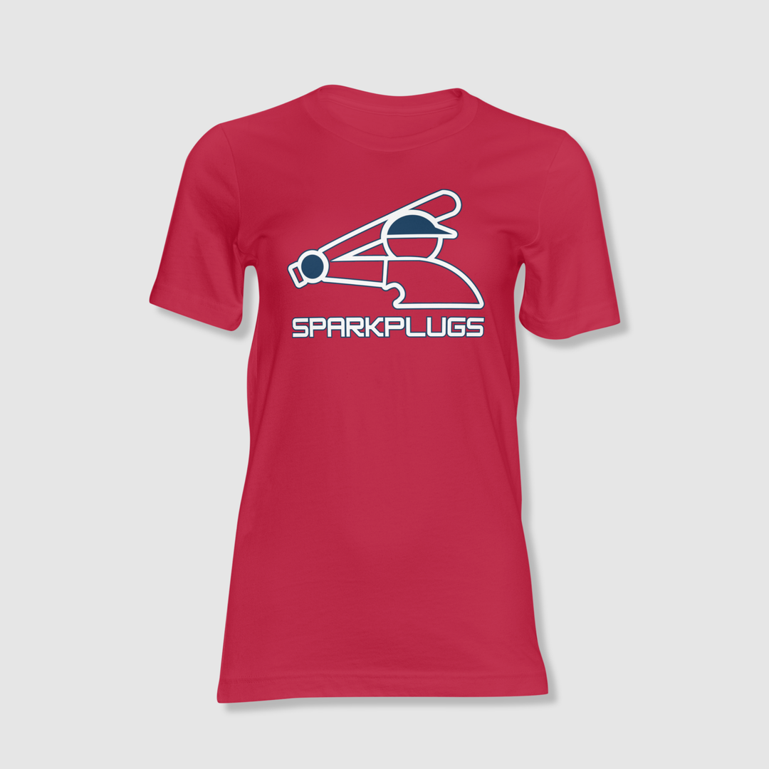 Sparkplugs Batter Women's Soft Tee