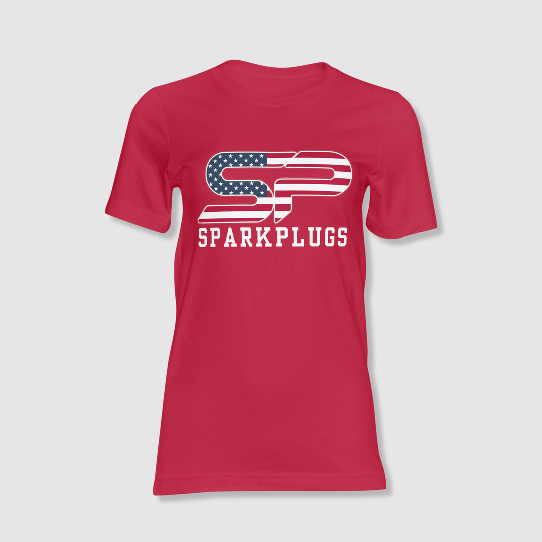 Sparkplugs Flag Unisex DriFit Tee