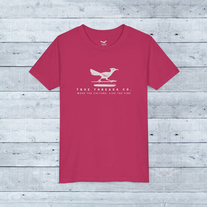 True_Threads_Berry_Youth_Tee_-_Grey_Wood