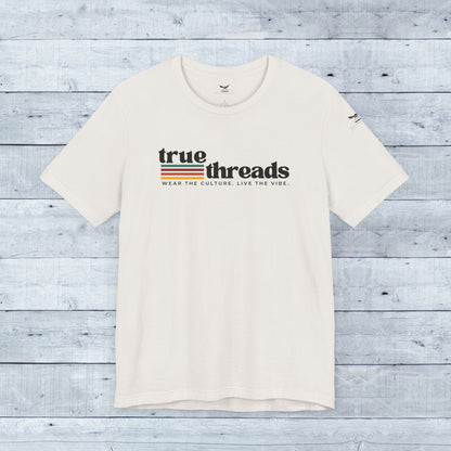 True_Threads_Co._Color_Block_Logo_Vintage_White_Tee_-_Grey_Wood_