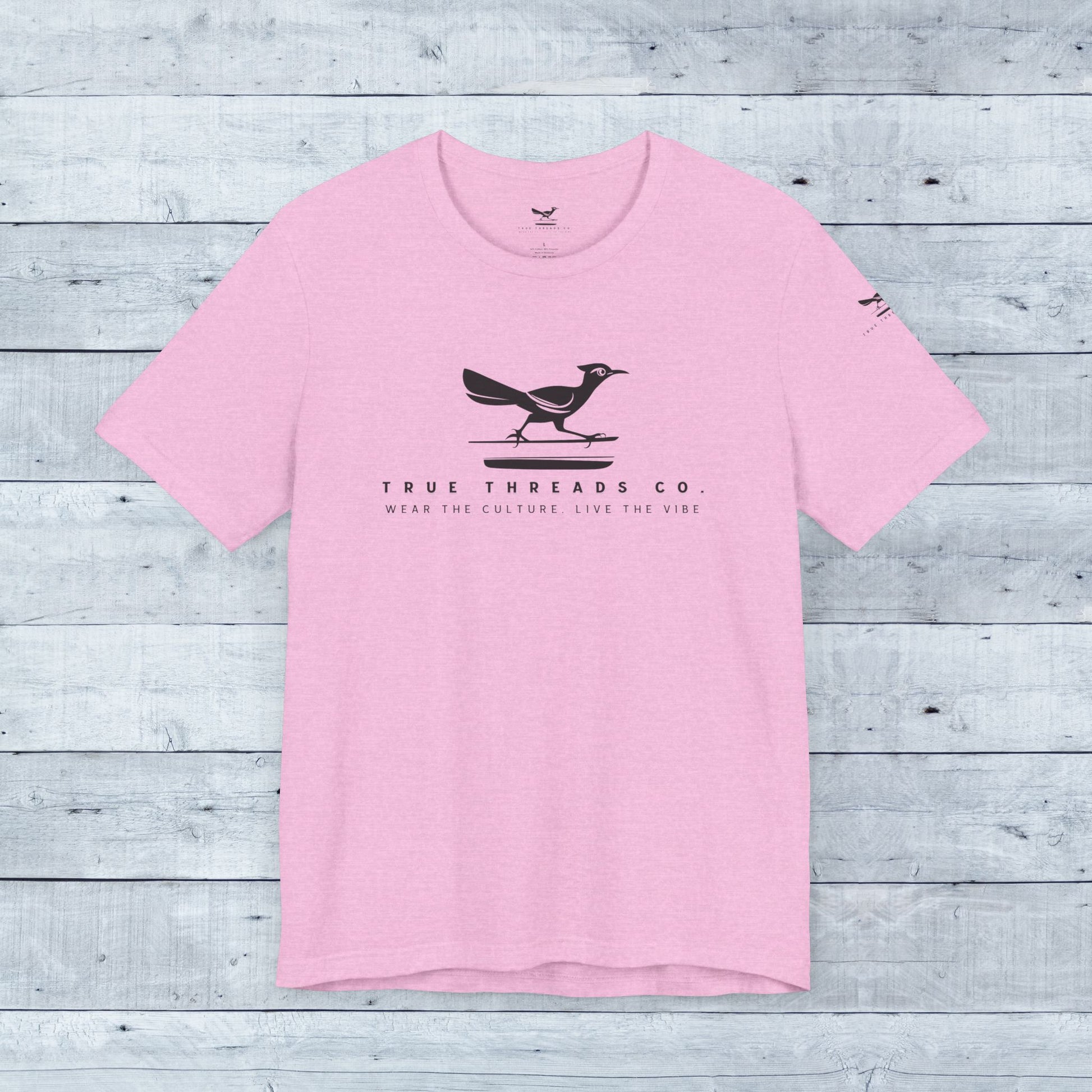 True Threads Classic Tee with bird design, showcasing a relaxed fit and soft tri-blend fabric for ultimate comfort and Southwest-inspired style.