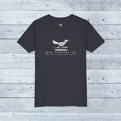 True_Threads_Heather_Navy_Youth_Tee_-_Grey_Wood