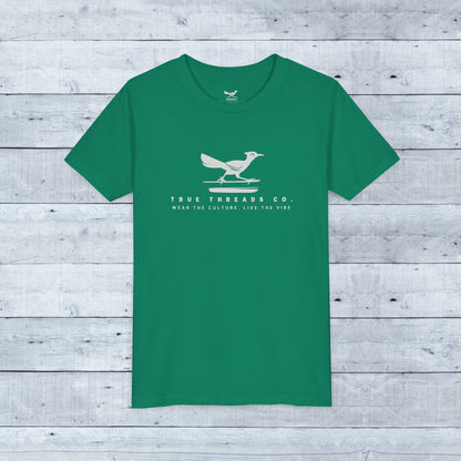 True_Threads_Kelly_Youth_Tee_-_Grey_Wood